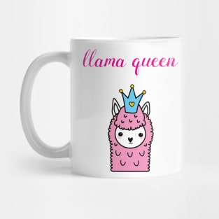 Llama queen Pink Mug